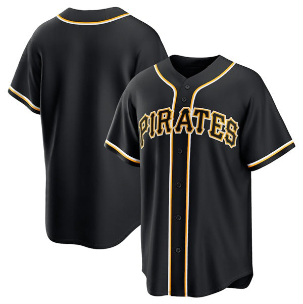 Pittsburgh Pirates Blank Black MWATKINS Out Stitched Jersey