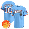 Custom Texas Rangers x Dragon Ball Blue MWATKINS Vapor Premier Limited Jersey - All Stitched