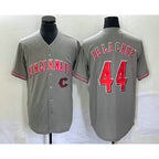 Cincinnati Reds #44 Elly De La Cruz Grey MWATKINS Cool Base Stitched Jersey