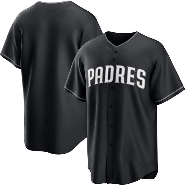 San Diego Padres Blank Black MWATKINS Lights Out Limited Stitched Jersey