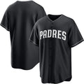 San Diego Padres Blank Black MWATKINS Lights Out Limited Stitched Jersey