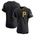 Pittsburgh Pirates Black MWATKINS Alternate Vapor Premier Elite Patch Jersey