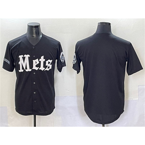 New York Mets Blank Black MWATKINS 'Gotham Gothic Edition' Vapor Premier Limited Stitched Jersey
