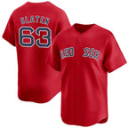 Boston Red Sox #63 Justin Slaten Red MWATKINS 2025 Alternate Limited Stitched Jersey