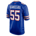 B.Bills #55 David Ugwoegbu Royal MWATKINS Game Jersey