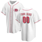 Custom Cincinnati Reds White MWATKINS Home Replica Jersey