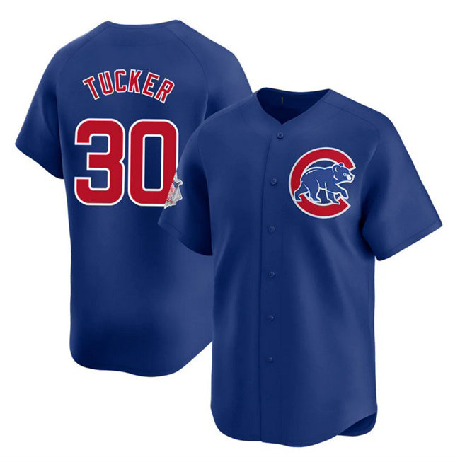 Chicago Cubs #30 Kyle Tucker Royal MWATKINS 2025 Limited Stitched Jersey