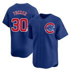 Chicago Cubs #30 Kyle Tucker Royal MWATKINS 2025 Limited Stitched Jersey