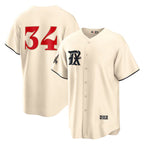 Texas Rangers #34 Nolan Ryan Cream MWATKINS 2023 City Connect Cool Base Stitched Jersey