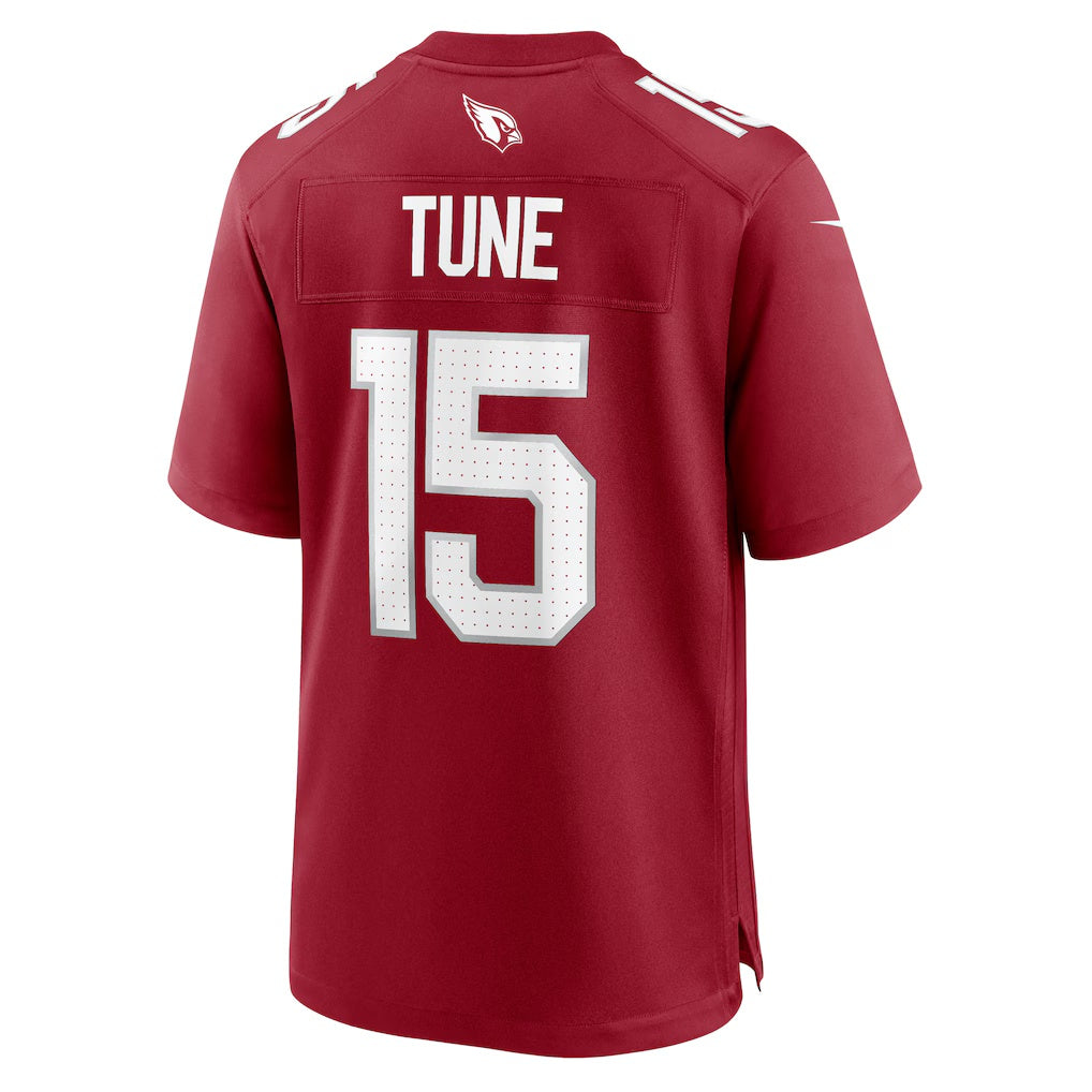 A.Cardinals #15 Clayton Tune Cardinal MWATKINS Game Jersey