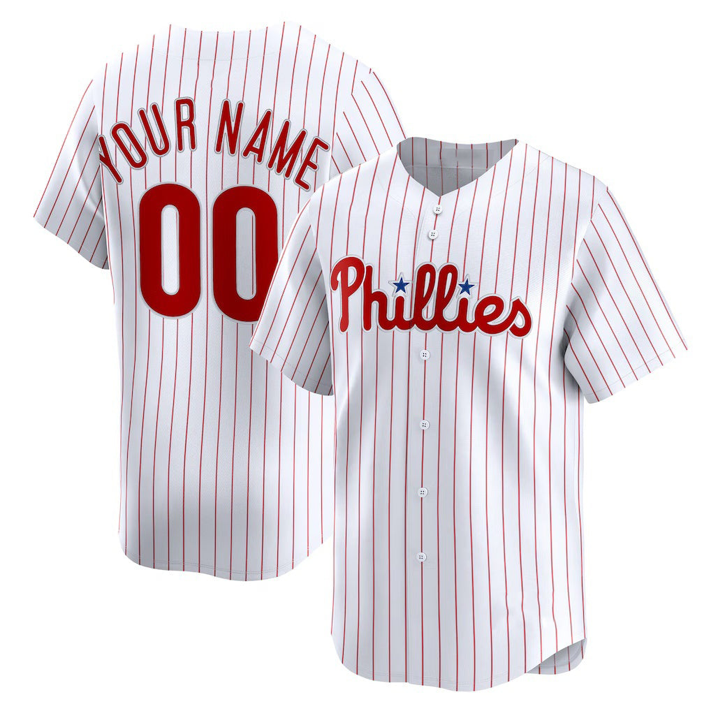 Custom Philadelphia Phillies White MWATKINS HHome Limited Jersey
