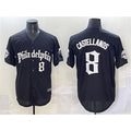 Philadelphia Phillies #8 Nick Castellanos Green MWATKINS With Patch Stitched Cool Base Jersey