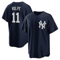 New York Yankees #11 Anthony Volpe Navy MWATKINS Big & Tall Alternate Replica Player Jersey