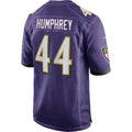 B.Ravens #44 Marlon Humphrey Purple MWATKINS Game Jersey