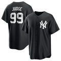 New York Yankees #99 Aaron Judge Black MWATKINS Lights Out Limited Stitched Jersey
