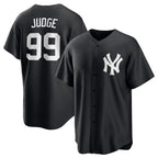New York Yankees #99 Aaron Judge Black MWATKINS Lights Out Limited Stitched Jersey