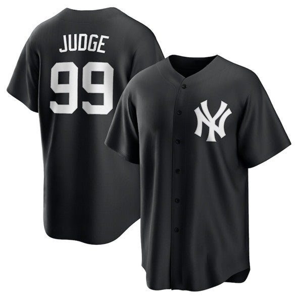 New York Yankees #99 Aaron Judge Black MWATKINS Lights Out Limited Stitched Jersey