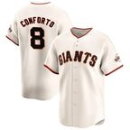 San Francisco Giants #8 Michael Conforto Cream MWATKINS Cool Base Stitched Jersey