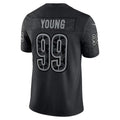 W.Commanders #99 Chase Young Black MWATKINS RFLCTV Limited Jersey