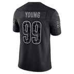 W.Commanders #99 Chase Young Black MWATKINS RFLCTV Limited Jersey