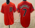 Detroit Tigers #7 Kevin McGonigle Orange MWATKINS Limited Jersey