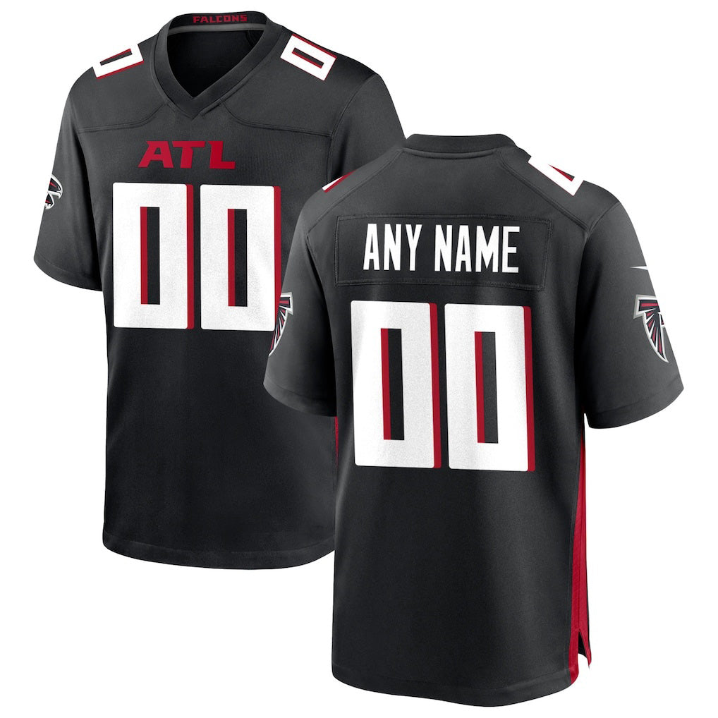 Custom A.Falcons Black MWATKINS Game Jersey
