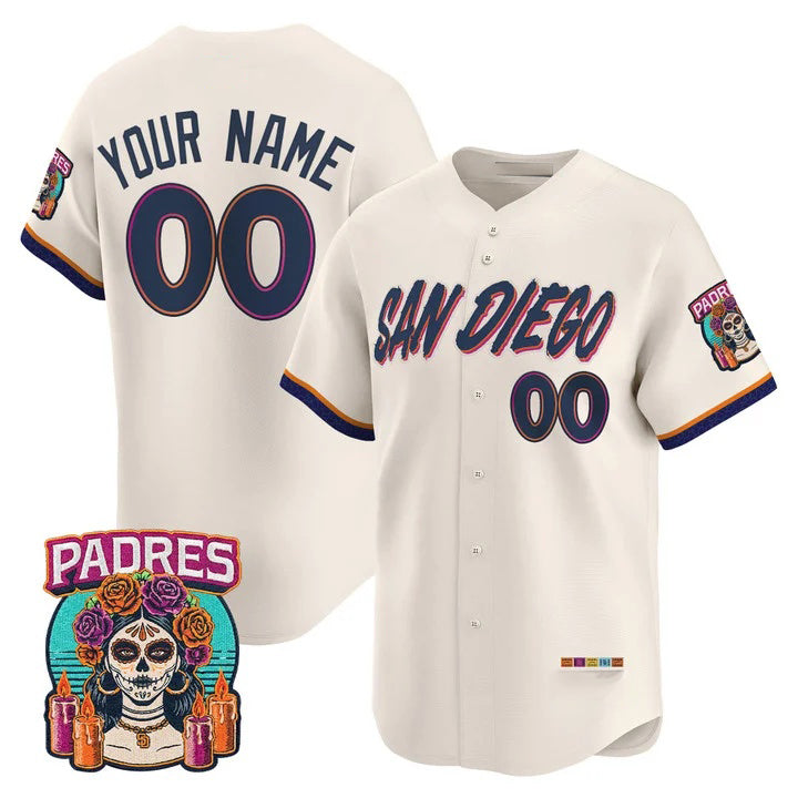 Custom San Diego Padres Cream MWATKINS 2026 City Connect Vapor Premier Limited Jersey - All Stitched