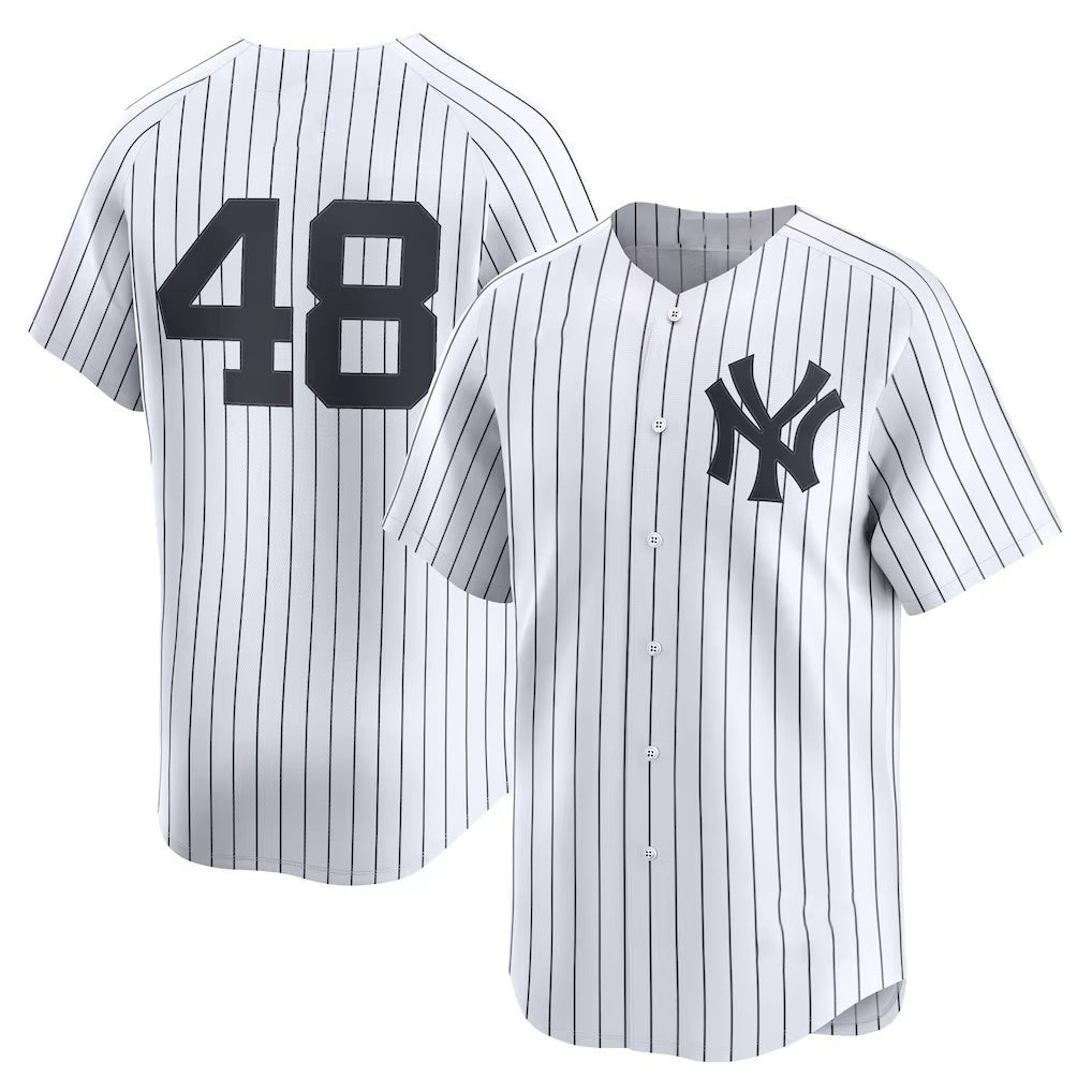 New York Yankees #48 Paul Goldschmidt White MWATKINS Home Limited Player Jersey