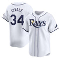 Tampa Bay Rays #34 aron Civale White MWATKINS Home Limited Stitched Jersey