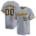 Custom Pittsburgh Pirates Active Player Gray MWATKINS Away Limited Stitched Jersey