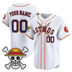 Custom Houston Astros x One Piece White MWATKINS Vapor Premier Limited Jersey - Stitched