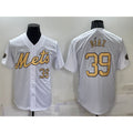 New York Mets #39 Edwin Diaz Number White MWATKINS 2022 All Star Stitched Cool Base Jersey