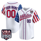Custom Oakland Athletics America 250 Edition Vapor Premier Limited White MWATKINS Stitched Jerseys