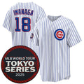 Chicago Cubs #18 Sh¨­ta Imanaga White MWATKINS 2025 World Tour Tokyo Series Home Stitched Jersey