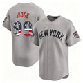 New York Yankees #99 Aaron Judge Gray MWATKINS USA 250 Fourth of July Limited Stitched Jersey