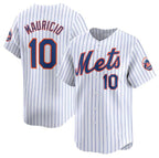 New York Mets #10 Ronny Mauricio White MWATKINS 2024 Home Limited Stitched Jersey