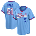 Atlanta Braves #51 Chris Sale Powder Blue MWATKINS 2026 City Connect Stadium Jersey