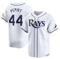 Tampa Bay Rays #44 Ryan Pepiot White MWATKINS Home Limited Stitched Jersey