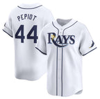 Tampa Bay Rays #44 Ryan Pepiot White MWATKINS Home Limited Stitched Jersey