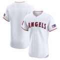 Los Angeles Angels White MWATKINS Home Elite Patch Jersey