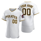 Custom Pittsburgh Pirates White MWATKINS 2020 Stitched Flex Base Jersey