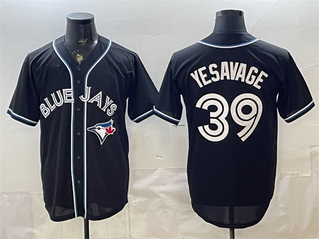 Toronto Blue Jays #39 Trey Yesavage 2026 Fashion Replica Black MWATKINS Out Stitched Jersey