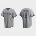 Texas Rangers #2 Marcus Semien Gray MWATKINS Cool Base Stitched Jersey